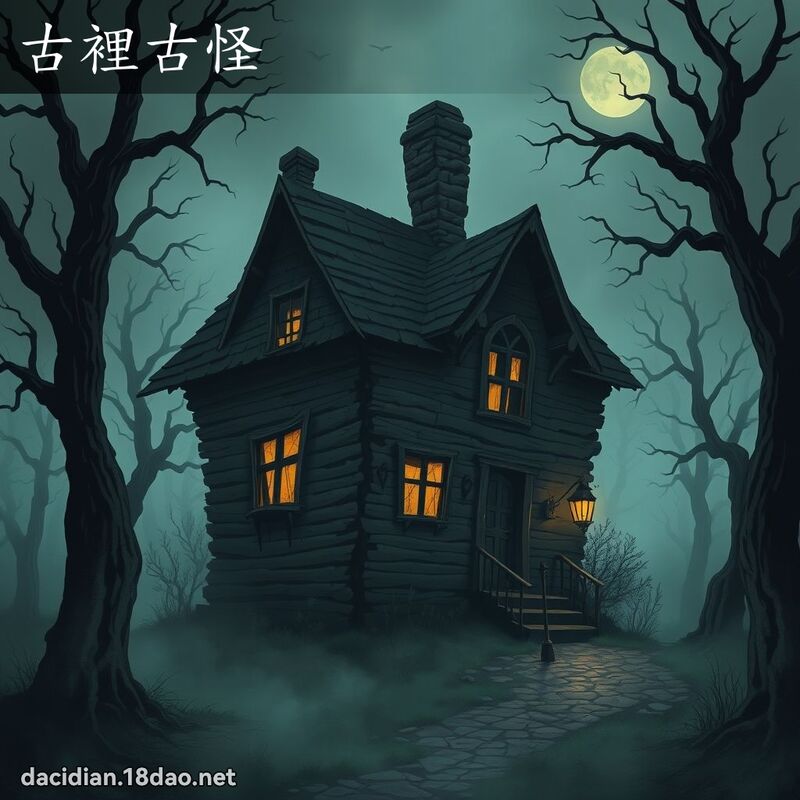 古裡古怪 - 國語大辭典配圖