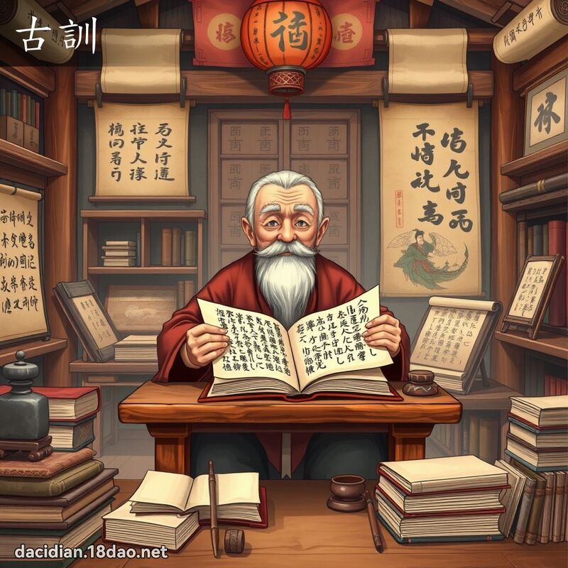 古训 - 国语大辞典配图