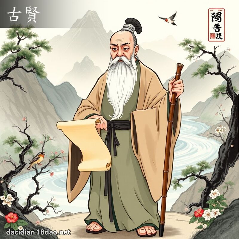古贤 - 国语大辞典配图