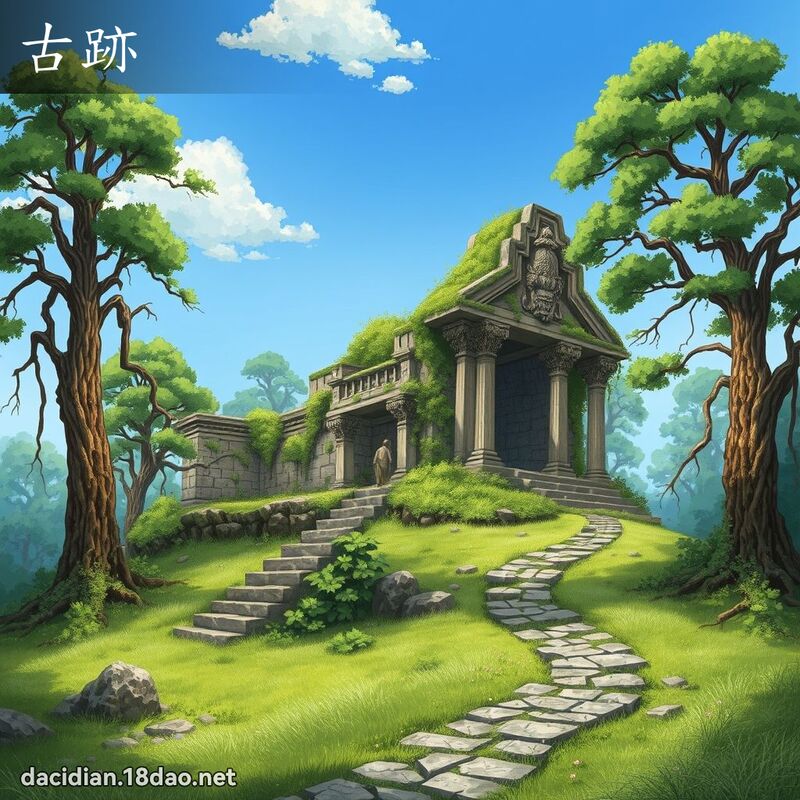 古跡 - 國語大辭典配圖