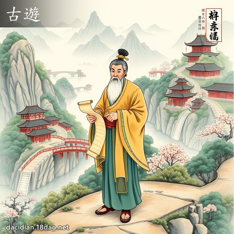 古遊 - 國語大辭典配圖