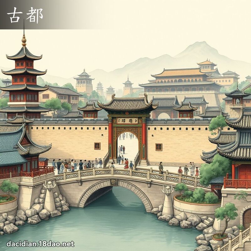 古都 - 国语大辞典配图