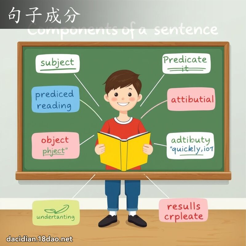 句子成分 - 國語大辭典配圖