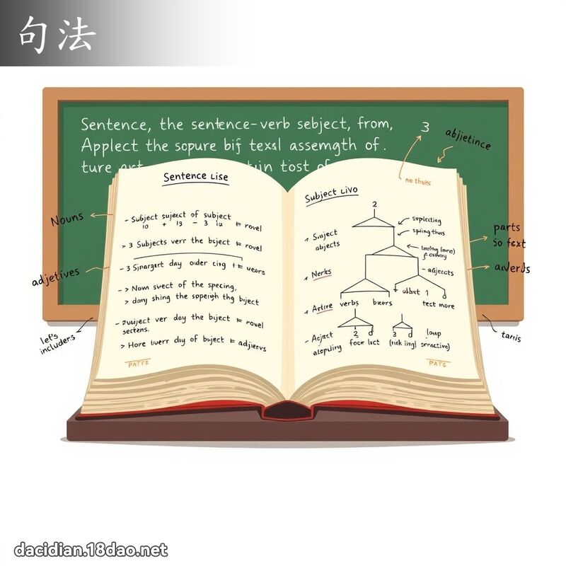 句法 - 國語大辭典配圖