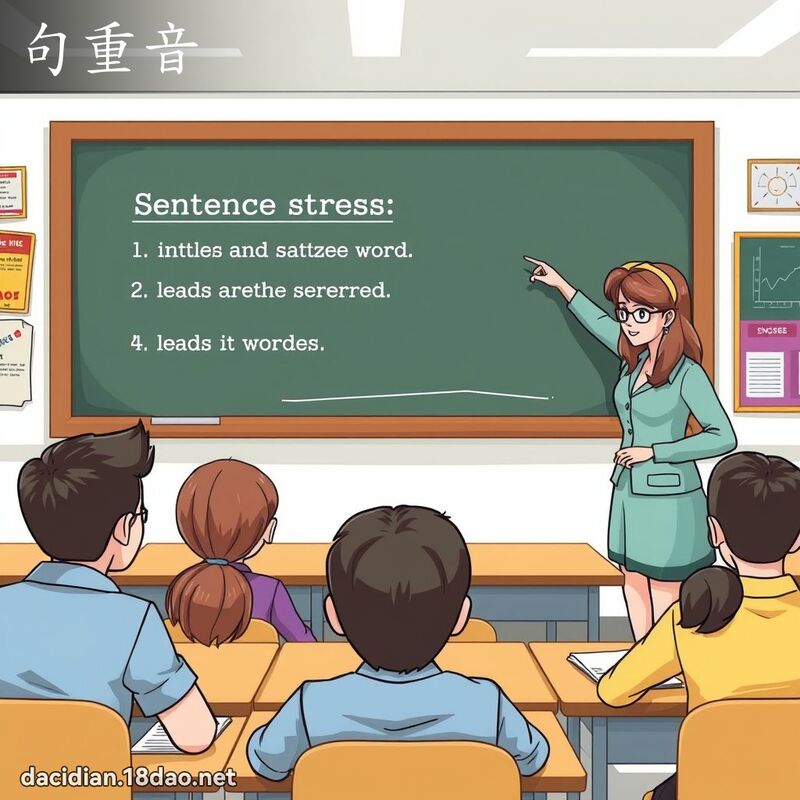 句重音 - 国语大辞典配图