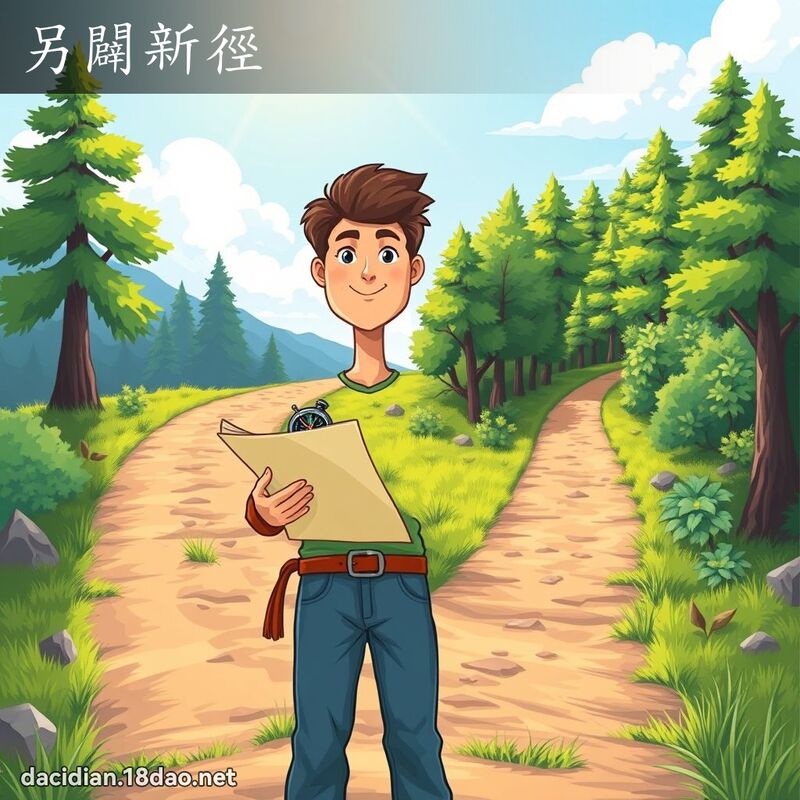 另闢新徑 - 國語大辭典配圖