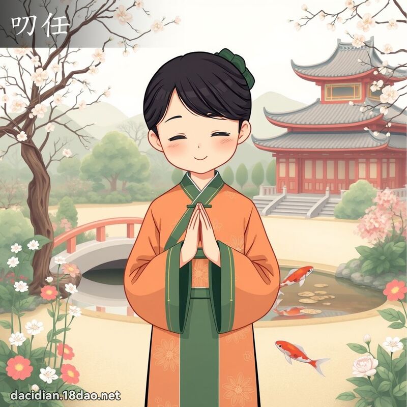 叨任 - 國語大辭典配圖