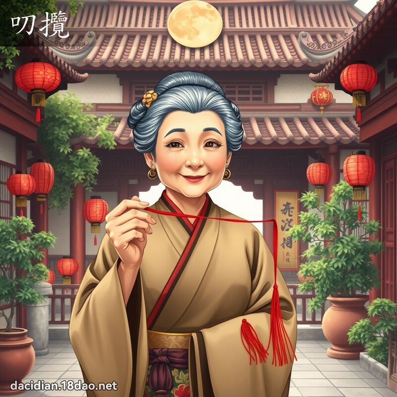 叨攬 - 國語大辭典配圖