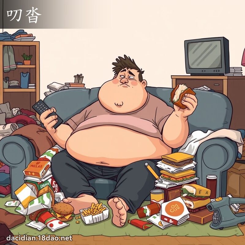 叨沓 - 国语大辞典配图