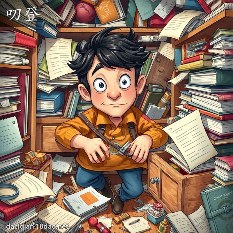 叨登 - 國語大辭典配圖