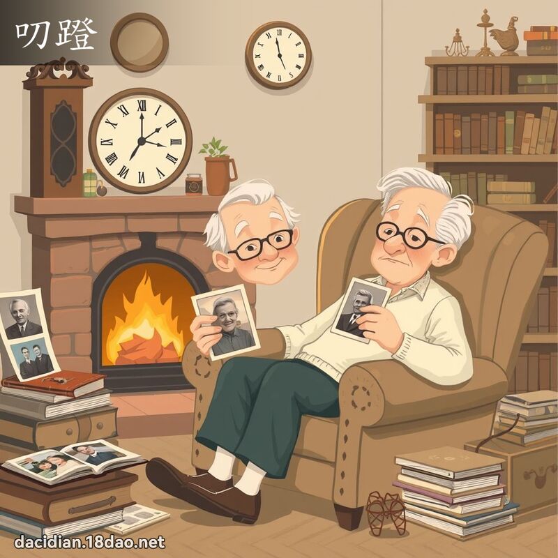 叨蹬 - 国语大辞典配图