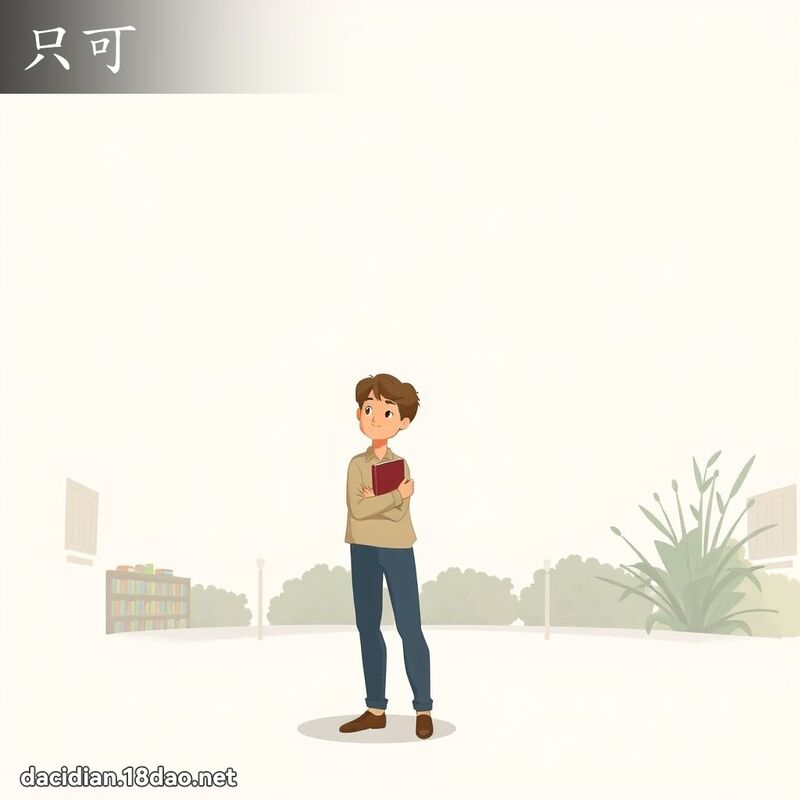 只可 - 国语大辞典配图