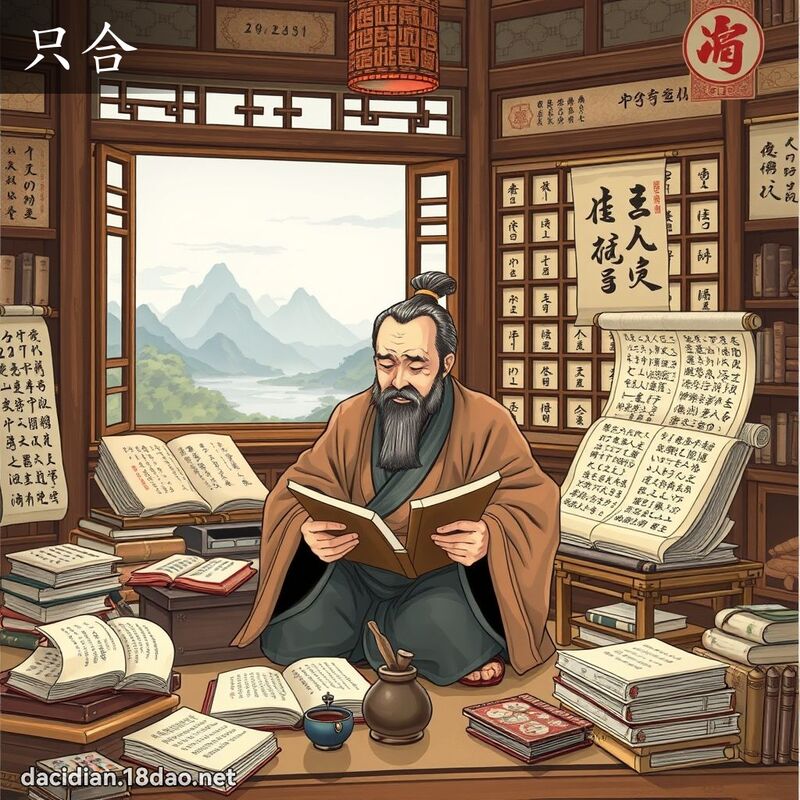 只合 - 國語大辭典配圖