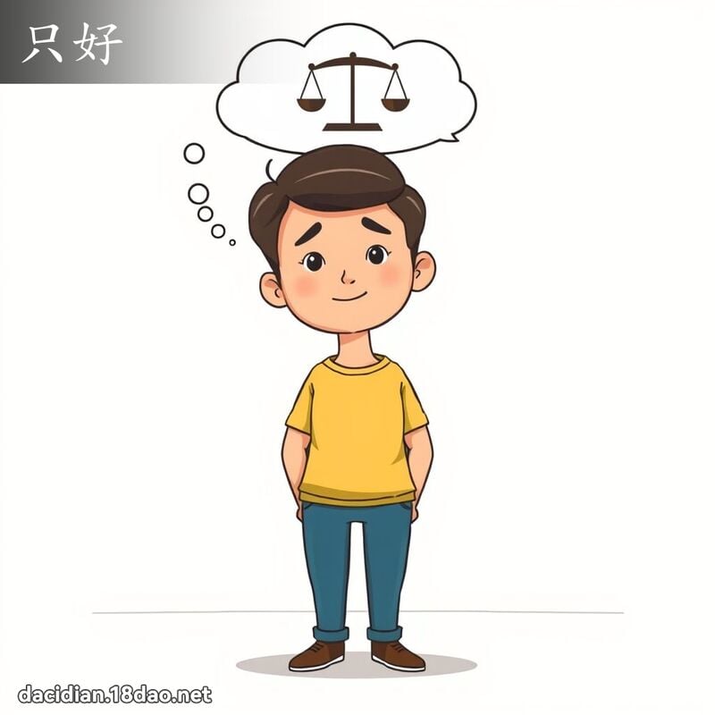 只好 - 国语大辞典配图