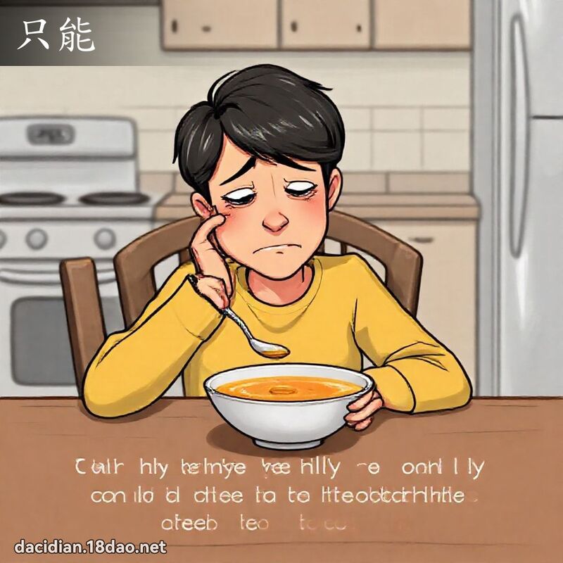 只能 - 國語大辭典配圖