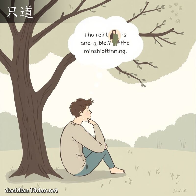 只道 - 國語大辭典配圖
