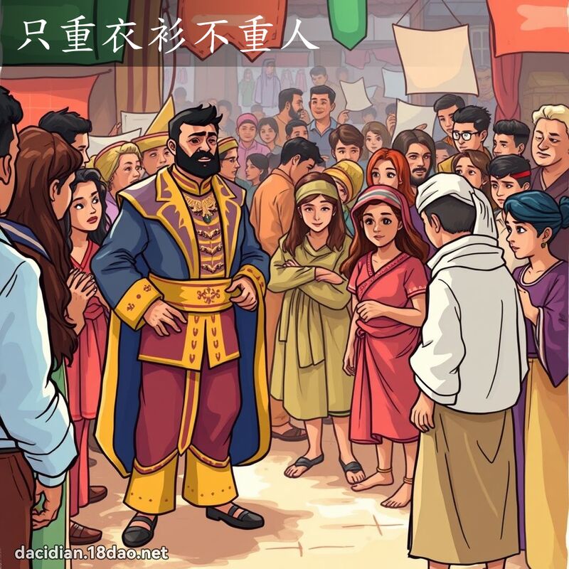 只重衣衫不重人 - 國語大辭典配圖