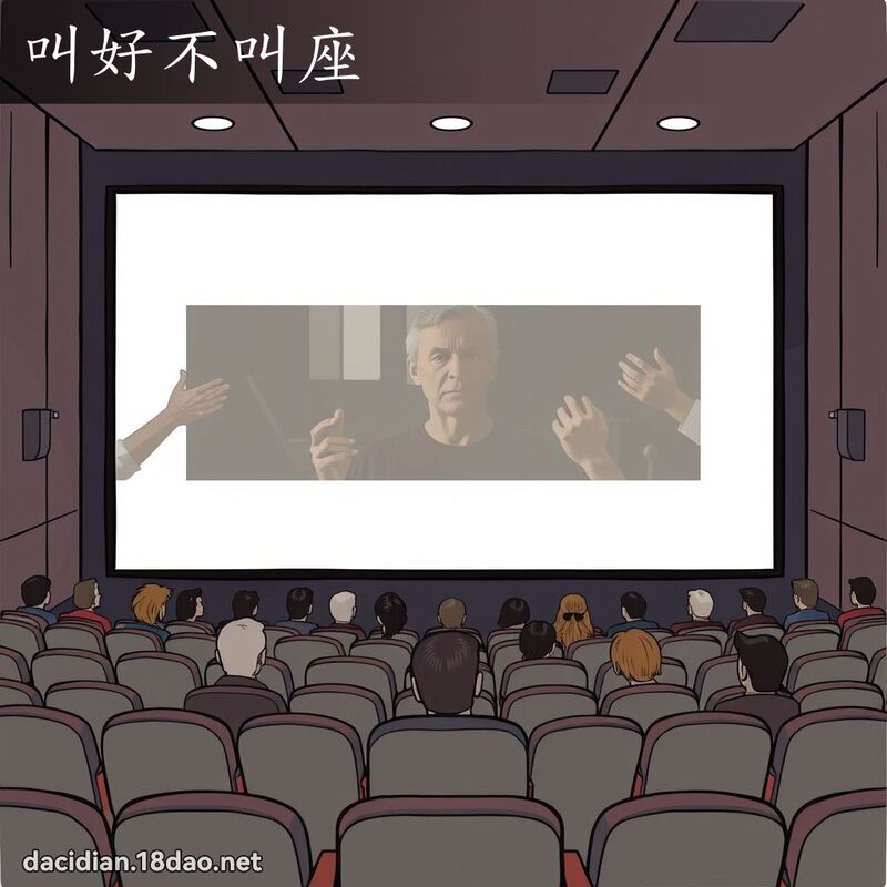 叫好不叫座 - 国语大辞典配图