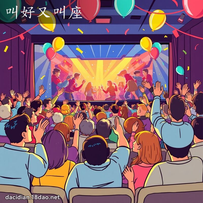 叫好又叫座 - 国语大辞典配图