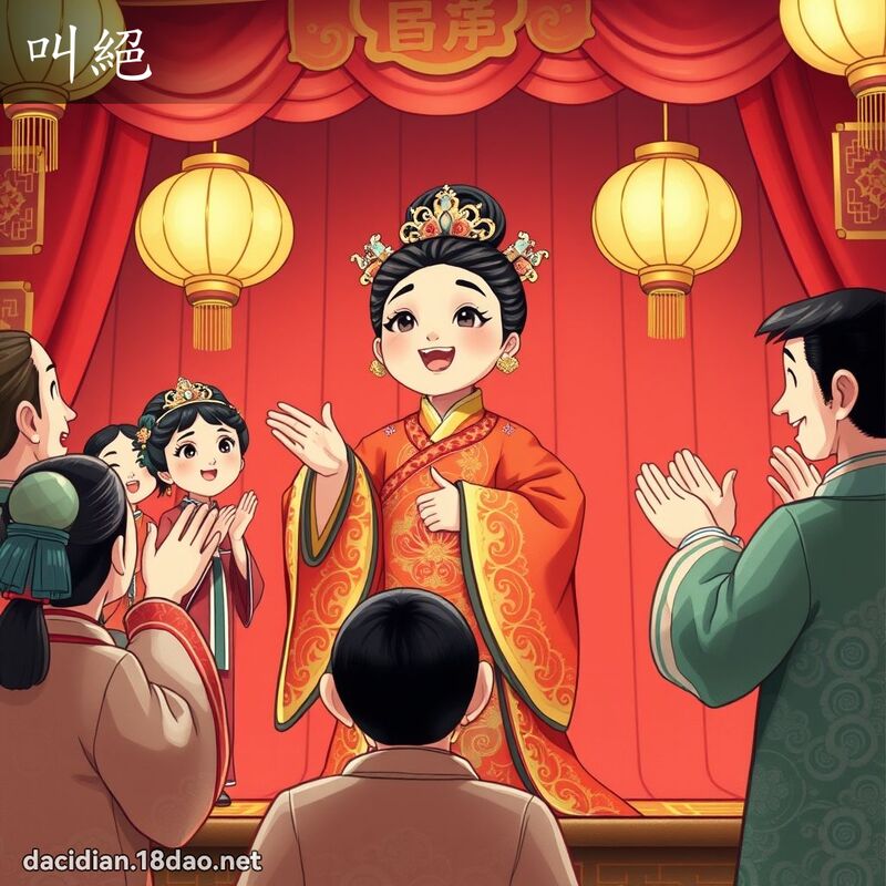 叫絕 - 國語大辭典配圖