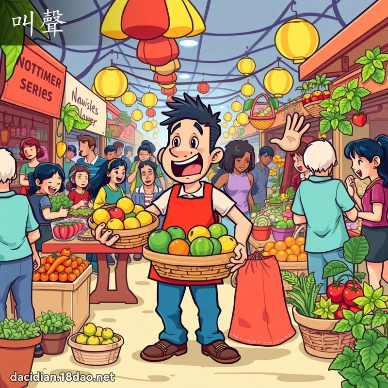 叫聲 - 國語大辭典配圖