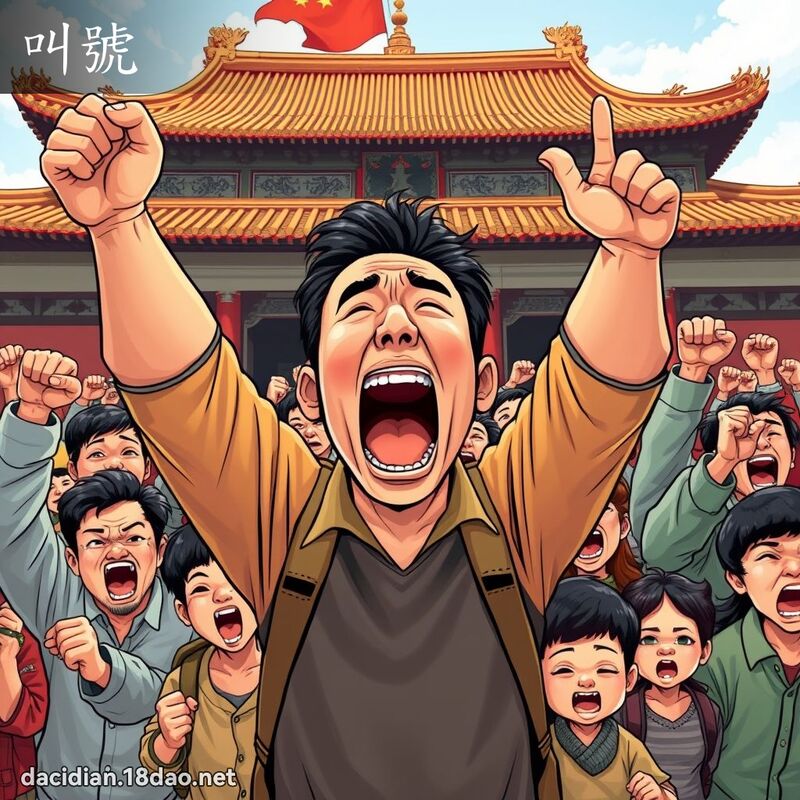叫號 - 國語大辭典配圖