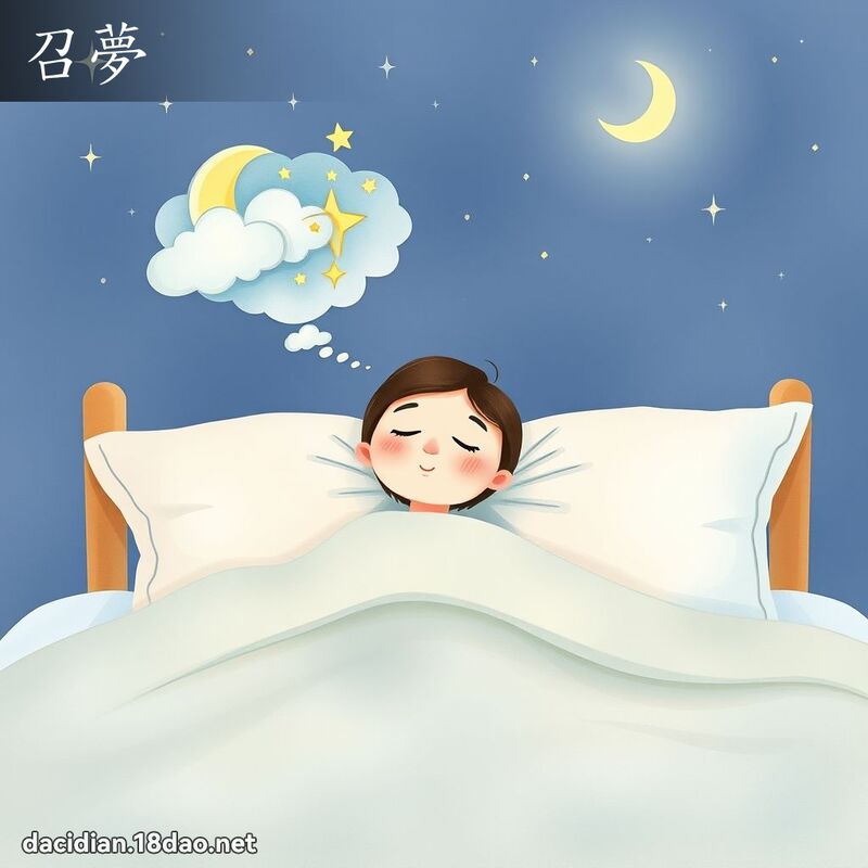 召夢 - 國語大辭典配圖