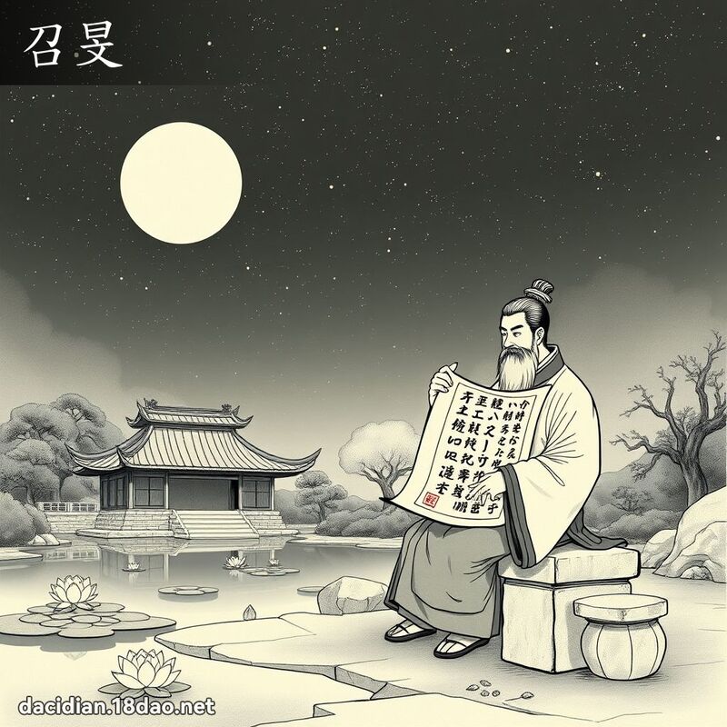 召旻 - 國語大辭典配圖