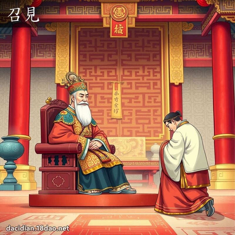 召见 - 国语大辞典配图