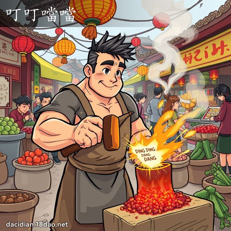 叮叮噹噹 - 國語大辭典配圖