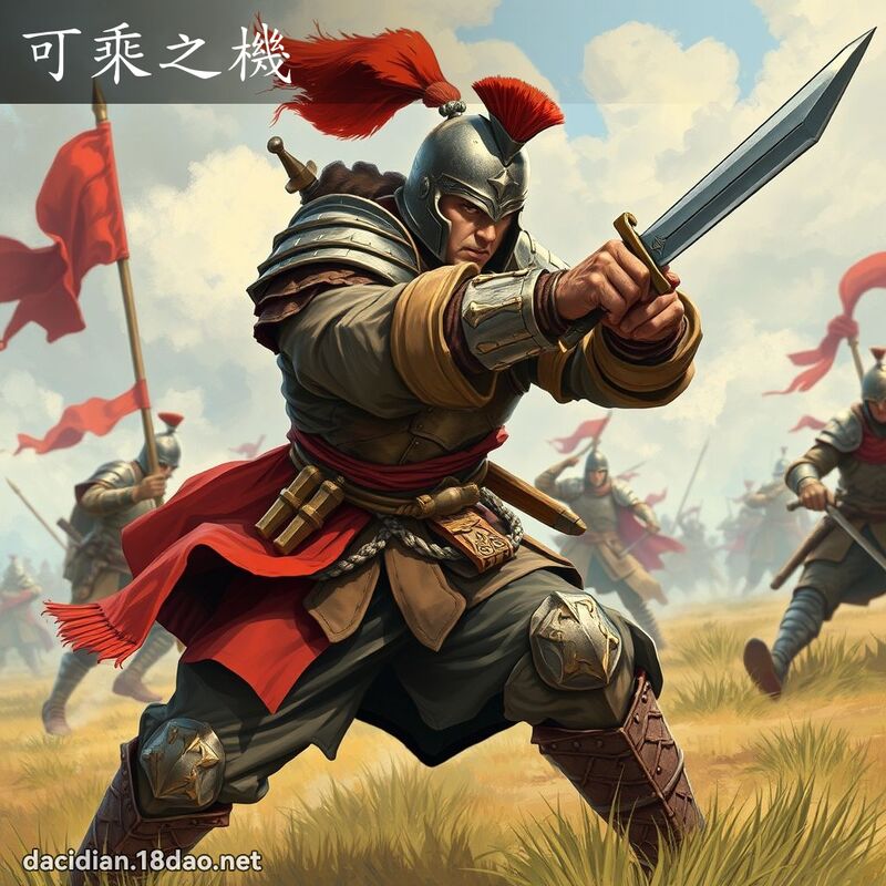 可乘之机 - 国语大辞典配图