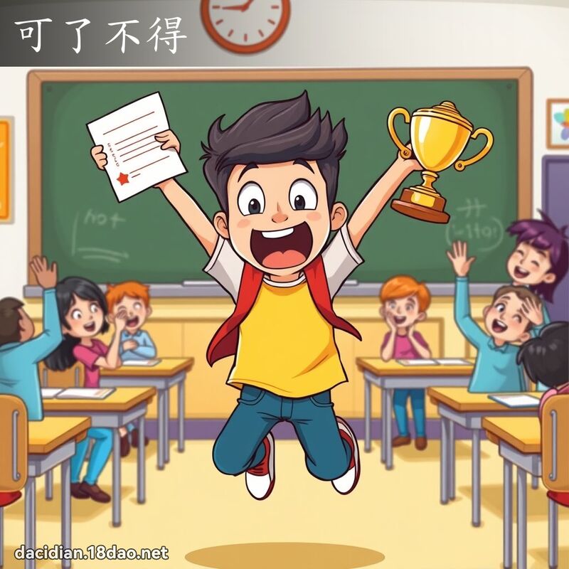 可了不得 - 國語大辭典配圖
