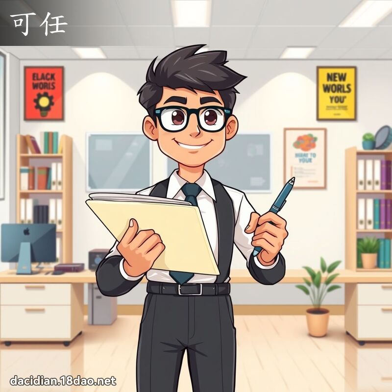 可任 - 國語大辭典配圖