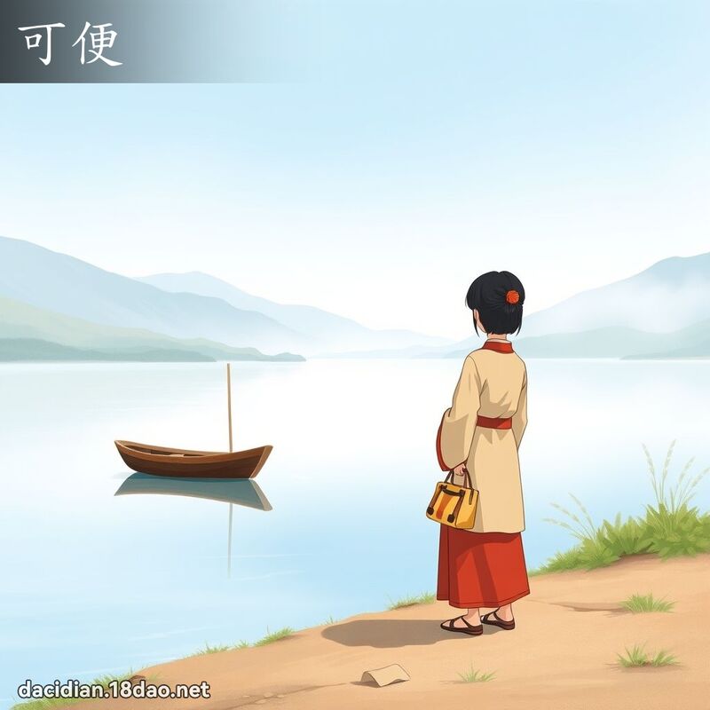 可便 - 国语大辞典配图