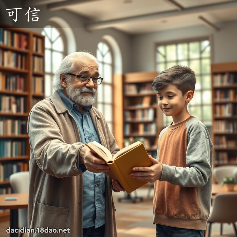 可信 - 國語大辭典配圖