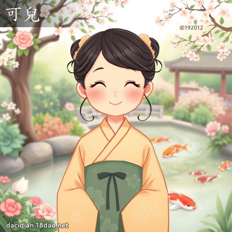 可兒 - 國語大辭典配圖