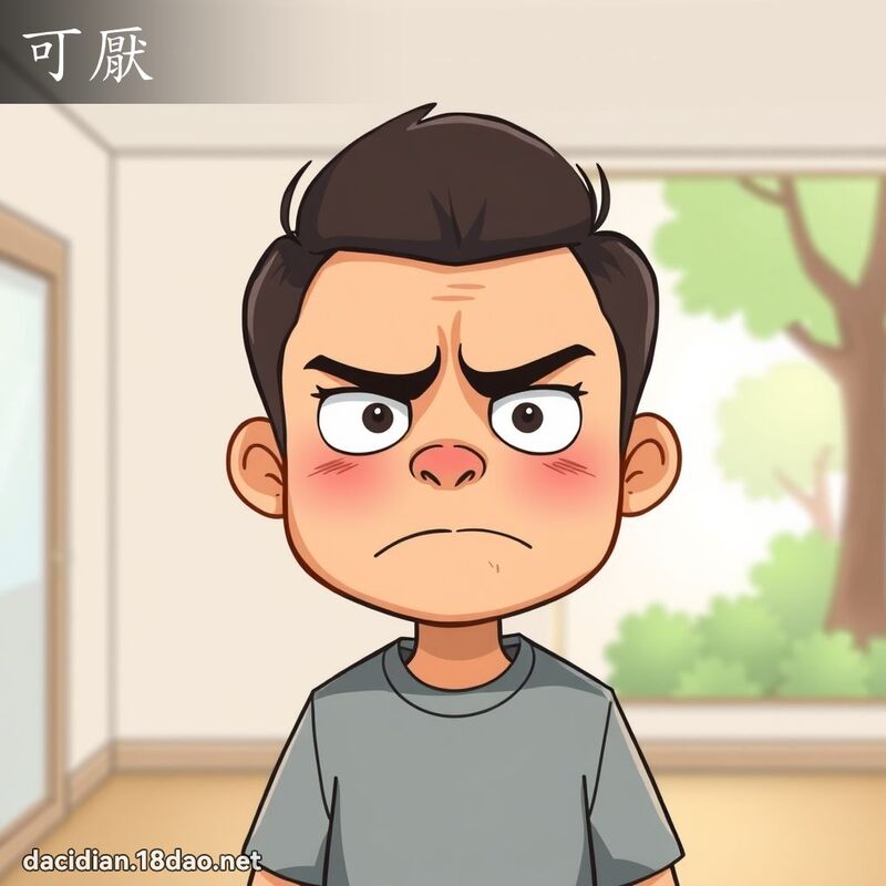 可厭 - 國語大辭典配圖