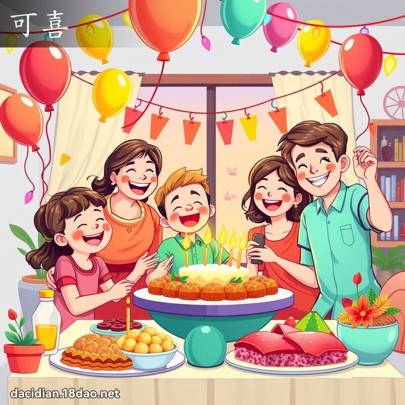 可喜 - 国语大辞典配图