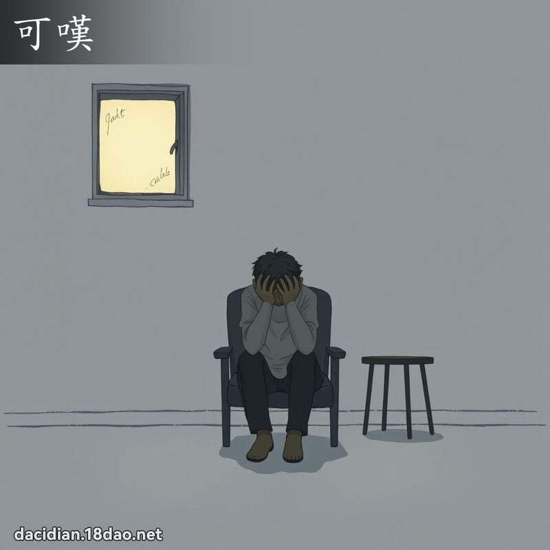 可嘆 - 國語大辭典配圖