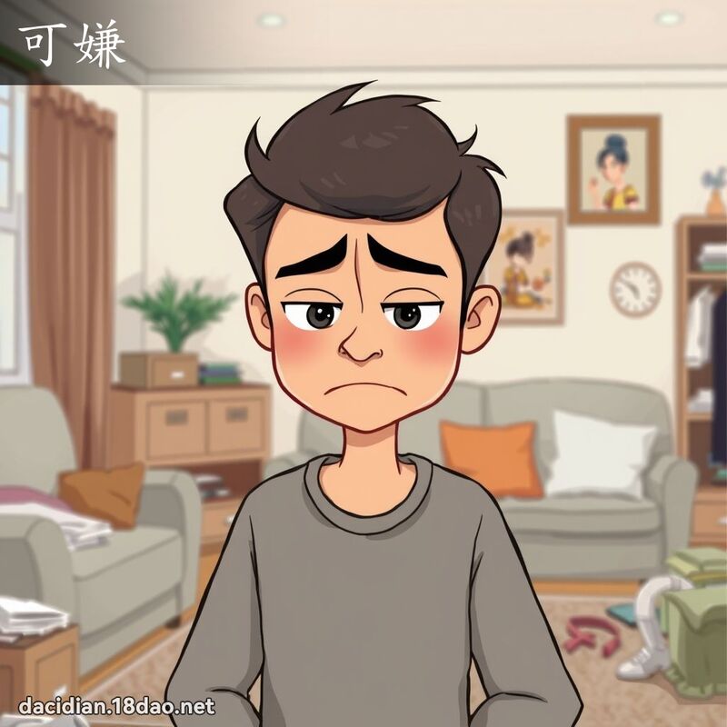 可嫌 - 國語大辭典配圖