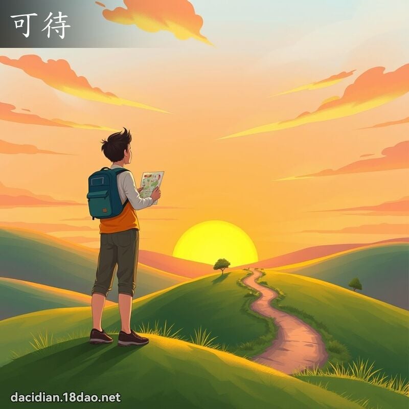 可待 - 國語大辭典配圖
