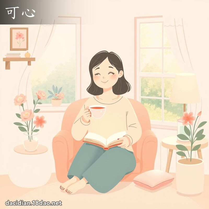 可心 - 國語大辭典配圖