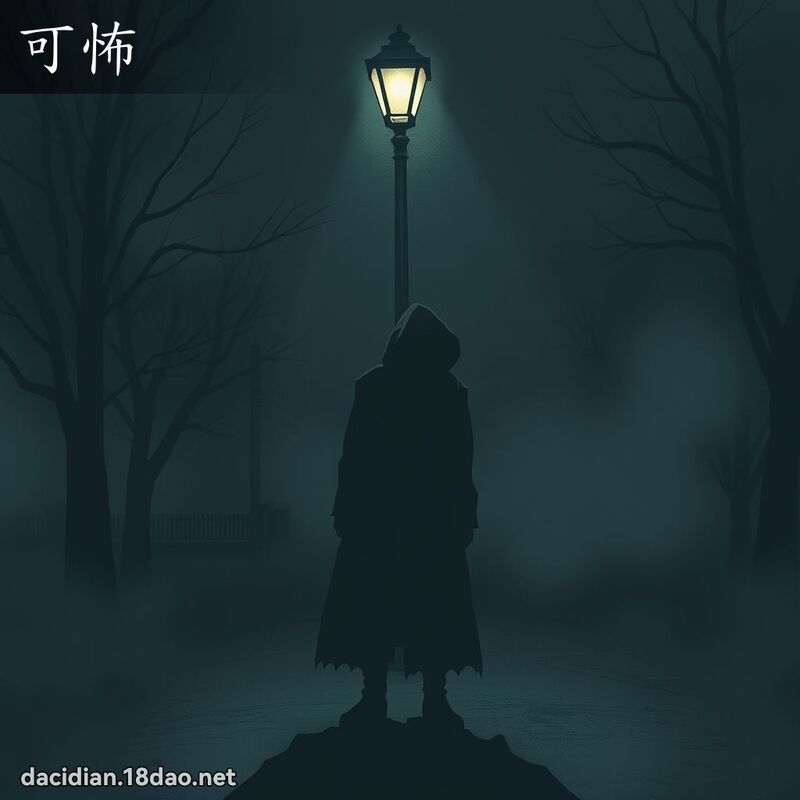 可怖 - 国语大辞典配图