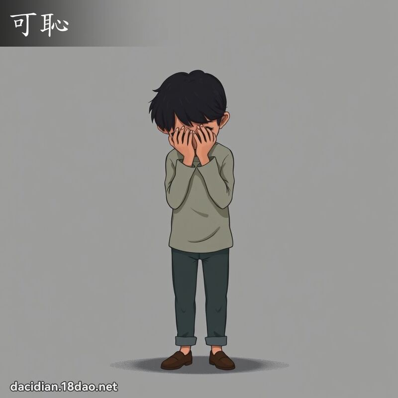 可恥 - 國語大辭典配圖