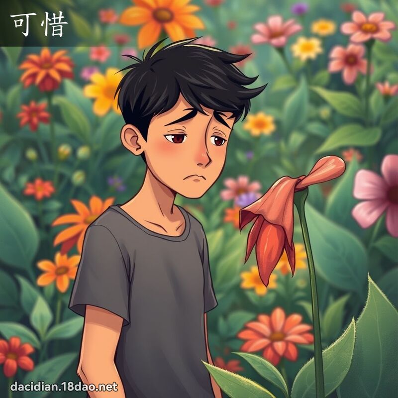 可惜 - 國語大辭典配圖