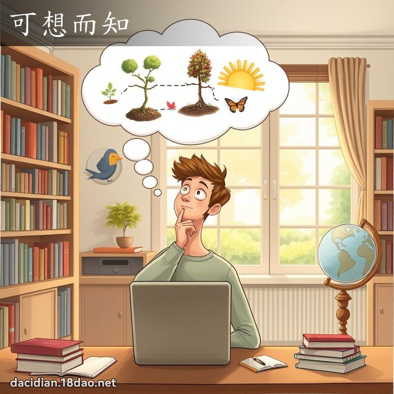 可想而知 - 國語大辭典配圖