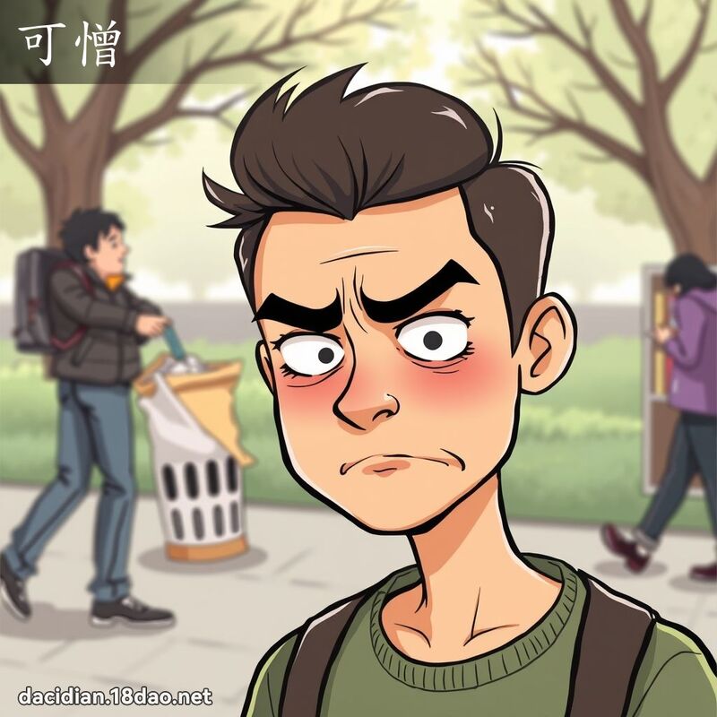 可憎 - 國語大辭典配圖