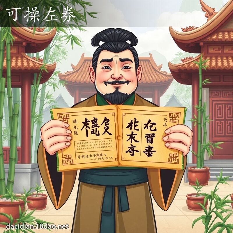 可操左券 - 國語大辭典配圖