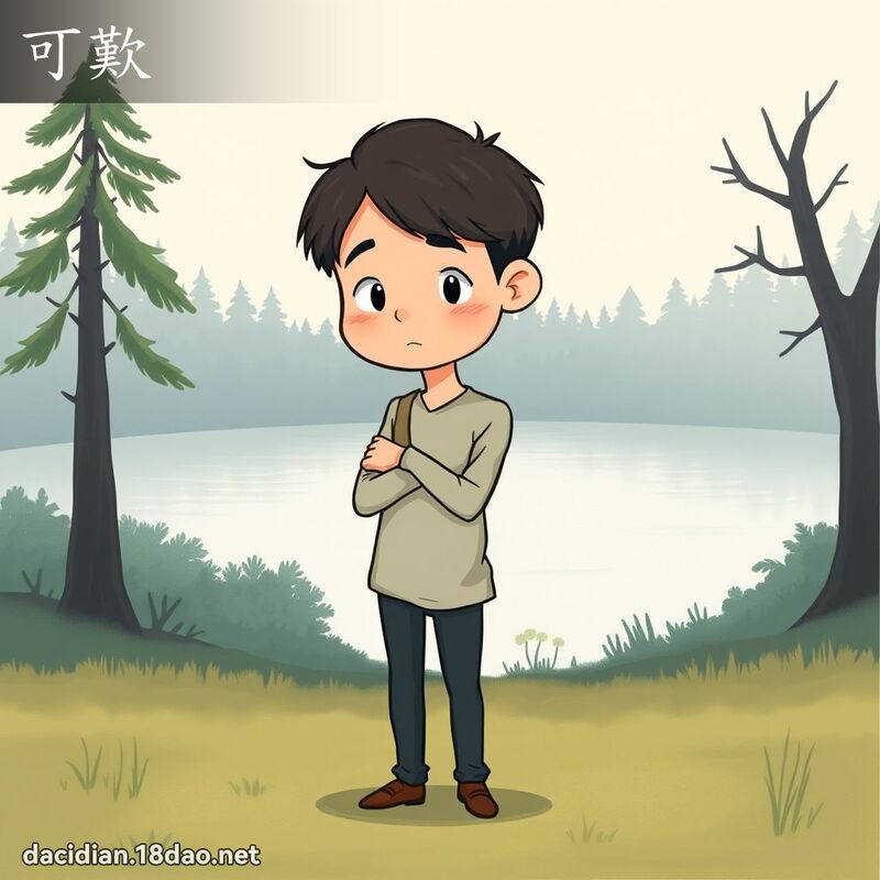 可歎 - 國語大辭典配圖