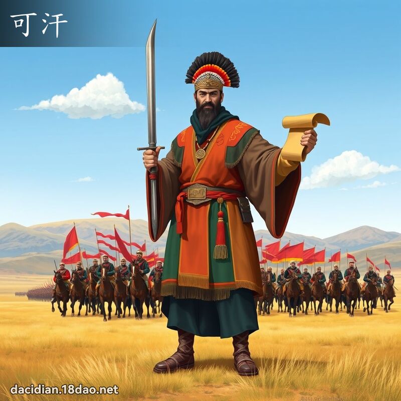 可汗 - 國語大辭典配圖